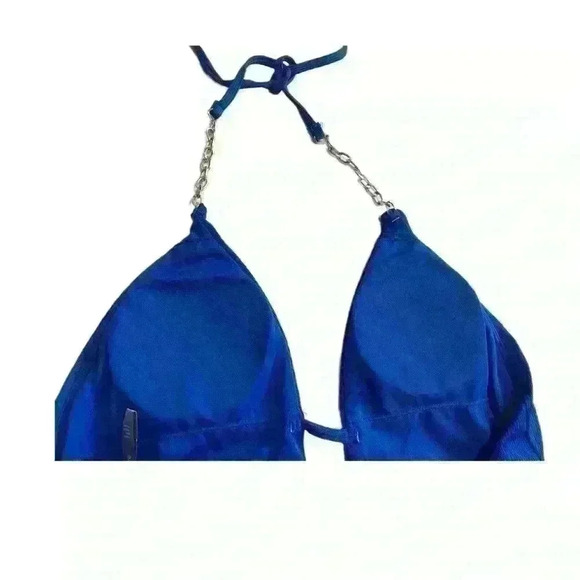 Refuge Womens Swim One Piece Swim Bathing Suit Size Large Gold Chain Strap - Picture 8 of 8